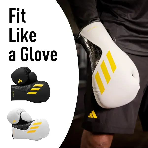 Adidas x Anderson Silva Boxing Gloves Tilt 150 White