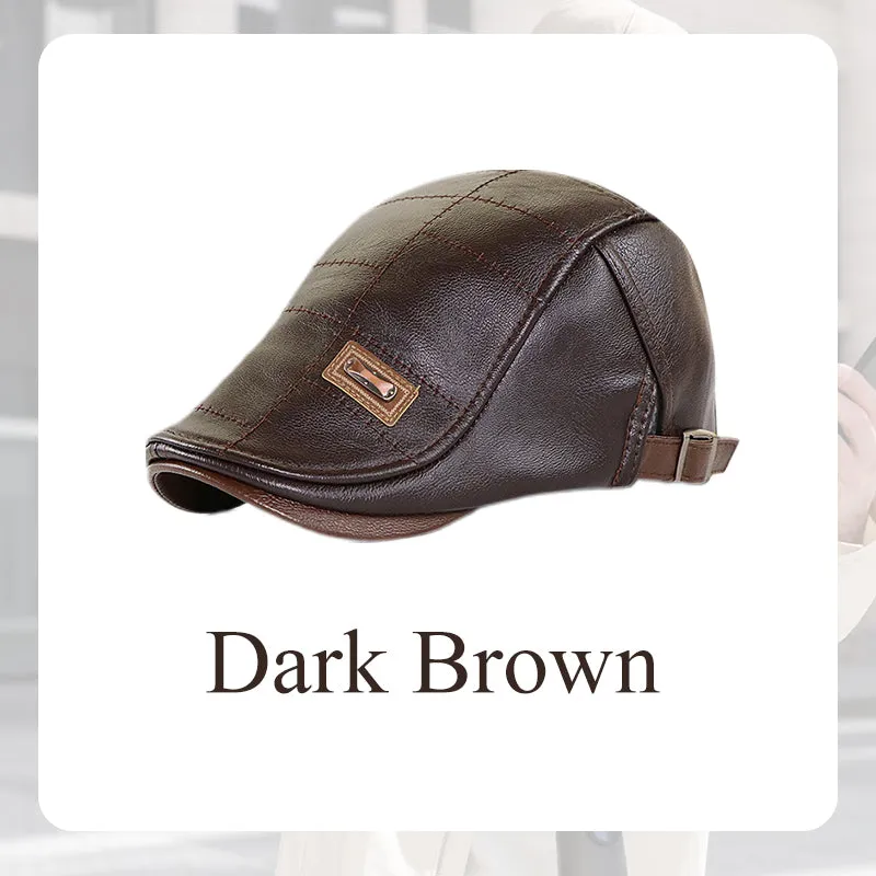 Best christmas giftGive the elders a warm winterPlush leather beret