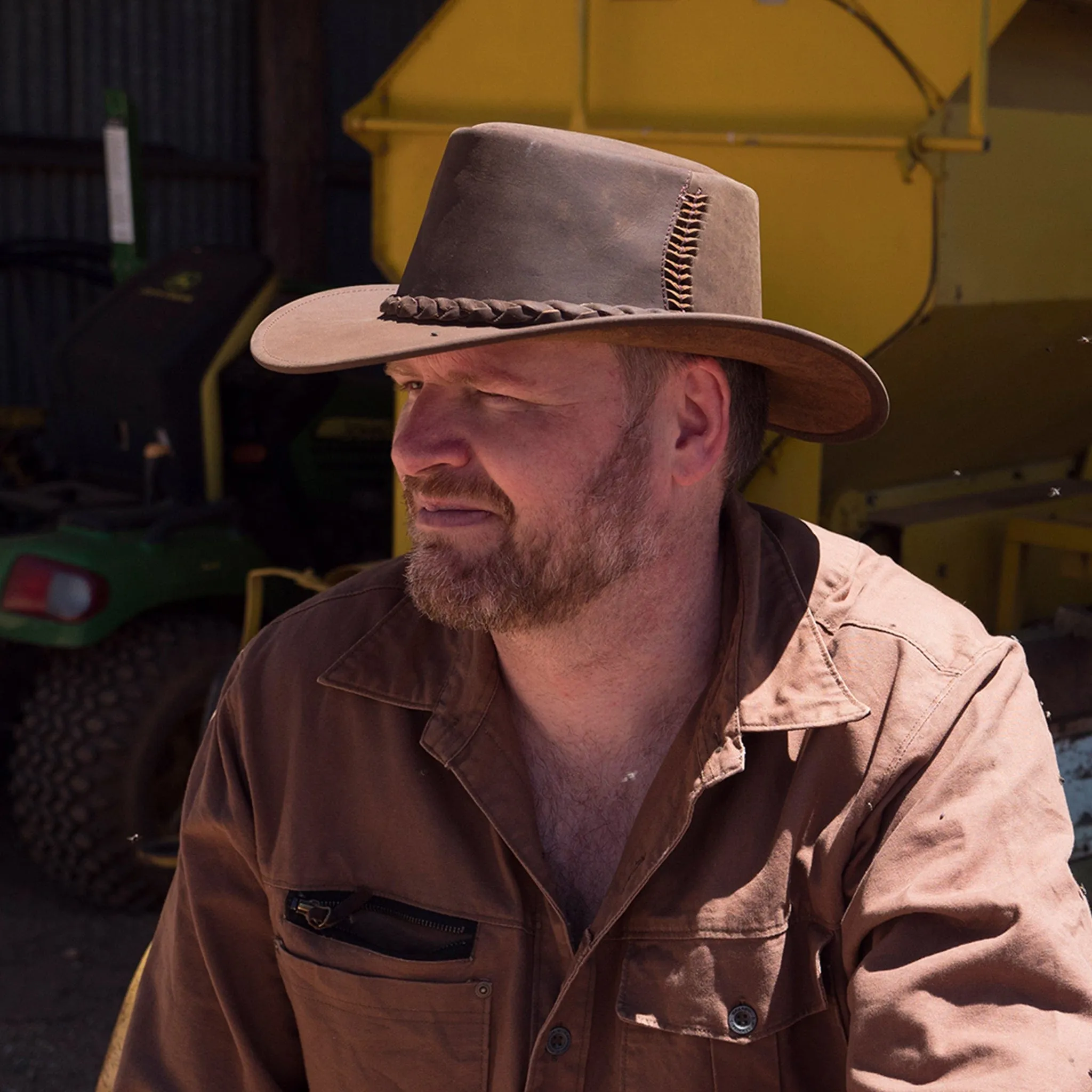 Cobram Leather Hat