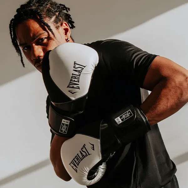 Everlast Protex Boxing Gloves Black White