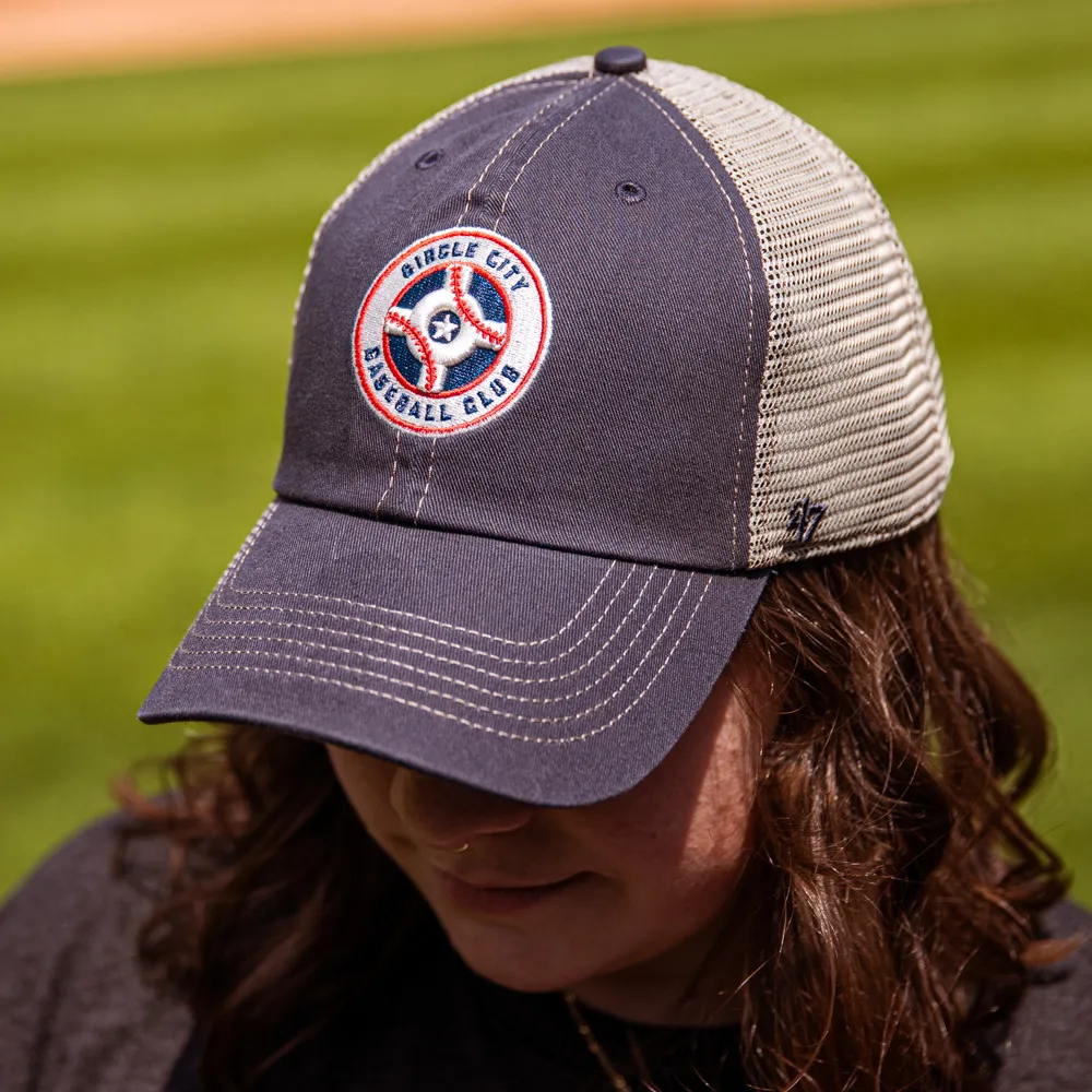 Indianapolis Indians '47 Adult Vintage Navy Circle City Primary Adjustable Trawler Trucker Clean Up Cap