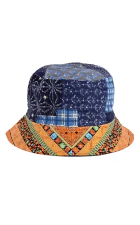 JH620B Reversible Azria Mix Print Cotton Bucket Hat