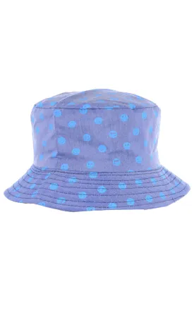 JH855 Reversible Smile Print Cotton Bucket Hat