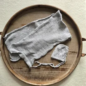 Knit Bonnet and Blanket
