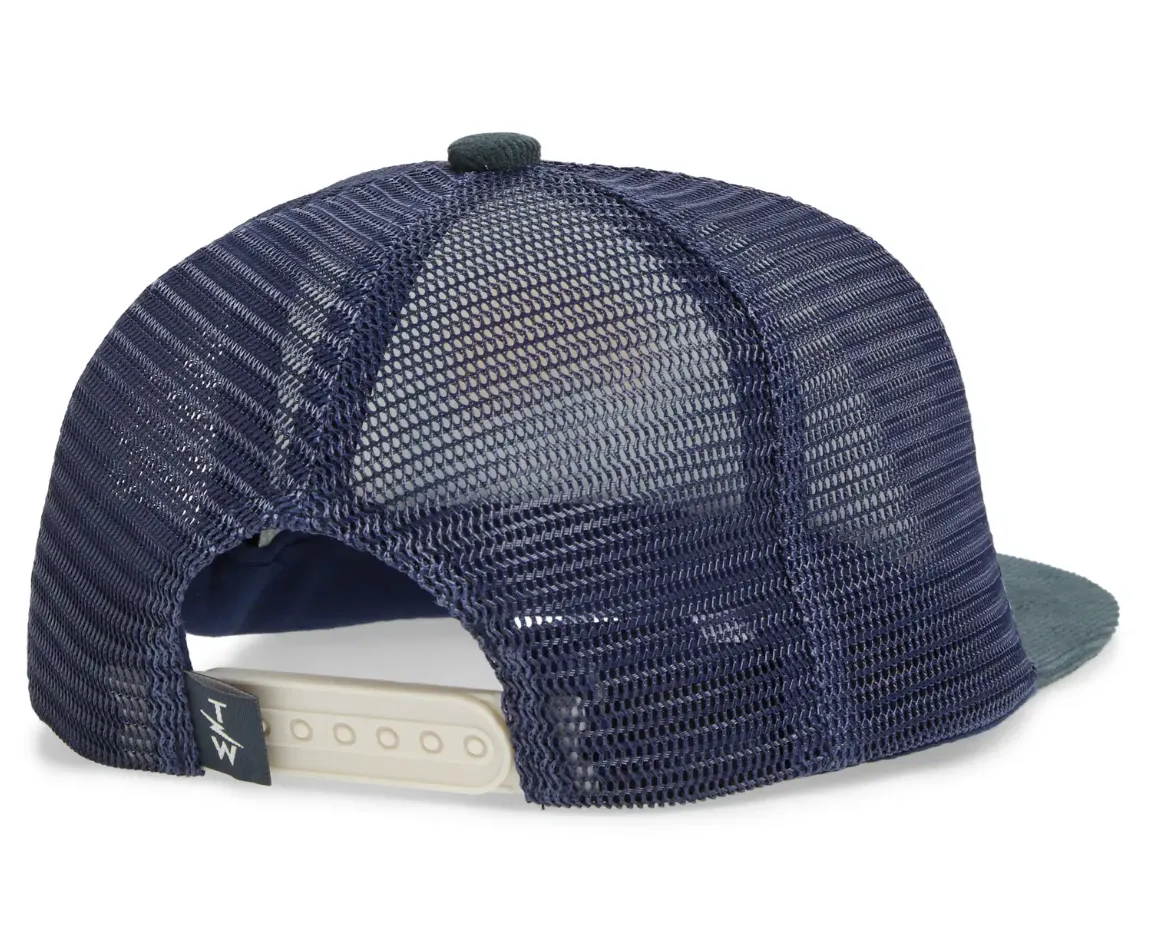 Tiny Whales - Mountains Are Calling Trucker Hat in River Blue