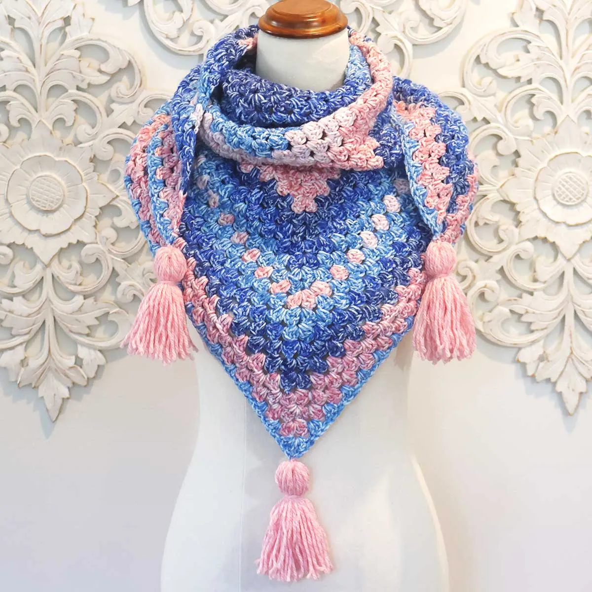 Triangle Wrap Scarf Crochet Pattern