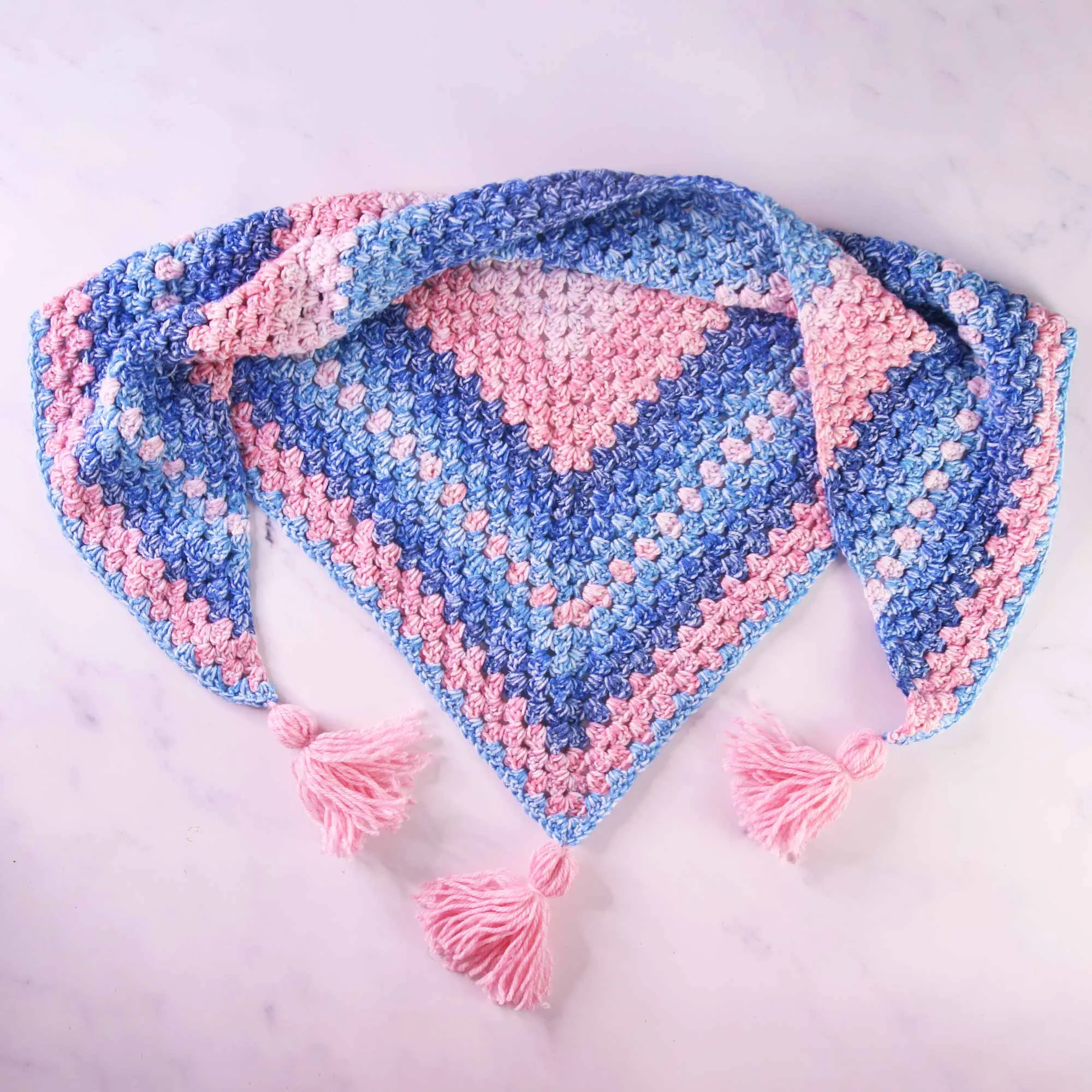Triangle Wrap Scarf Crochet Pattern