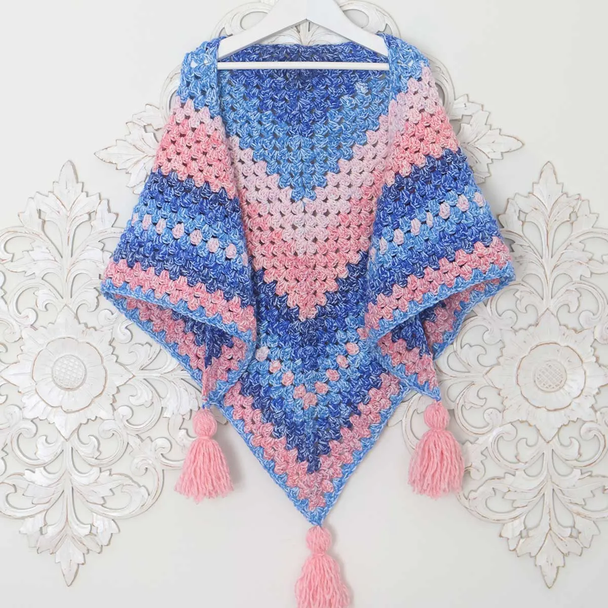 Triangle Wrap Scarf Crochet Pattern